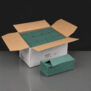 cfold-green-hand-towel-open-box