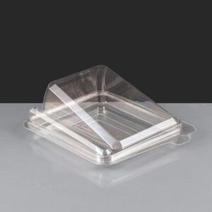 Plastic Hinged Cake Wedge