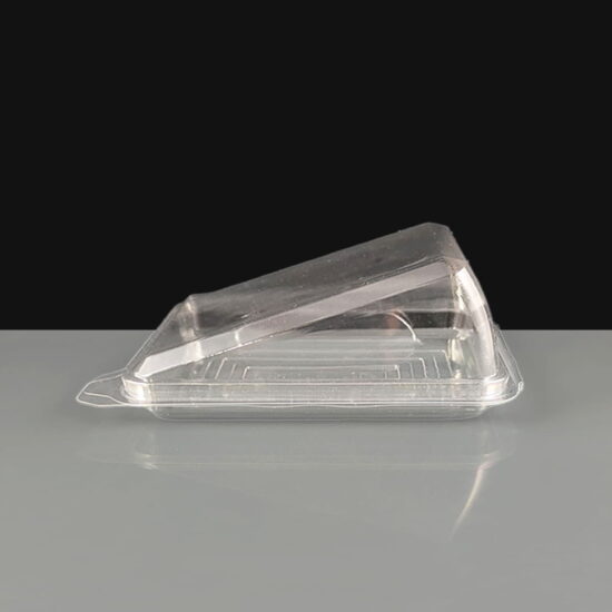 Clear Plastic Hinged Cake Wedge Plastic Hinged Cake Wedge