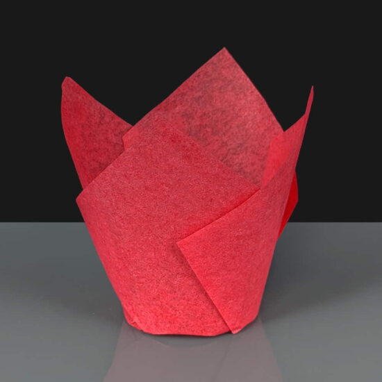 E5003R - 160mm Red Tulip Muffin Cases E5003R - 160mm Red Tulip Muffin Cases