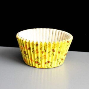 Yellow "Happy Easter" Cupcake or Muffin Cases