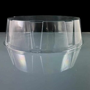 Plastic Round 260mm Cake / Gateau Box Lid