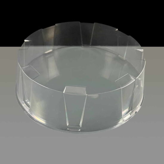 Plastic Round 260mm Cake / Gateau Box Lid Plastic Round 260mm Cake / Gateau Box Lid