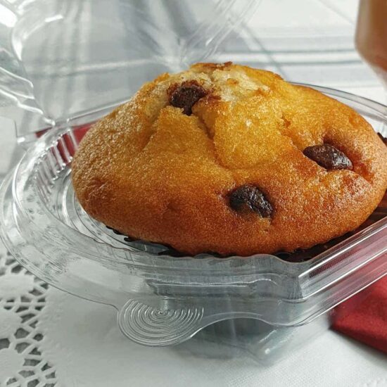 Muffin Box with muffin in Muffin Box with muffin in