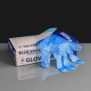 Medium Blue Powdered Vinyl Gloves