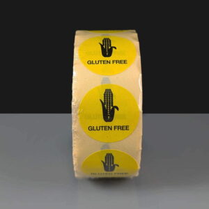 25mm Gluten Free labels