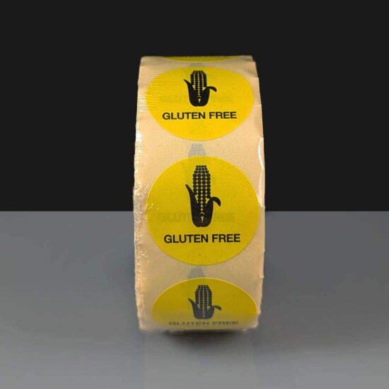 25mm Gluten Free labels