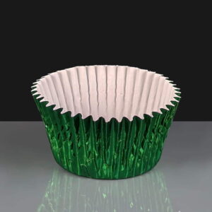 E/0943- Green Cupcake or Muffin Cases 
