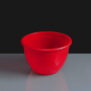 Red Plastic Half Pound Pudding Basin