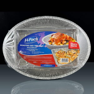 Oval Disposable Foil Roaster 45 x 36 x 9cm