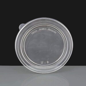 i2r Clear Round Plastic Lids for 700ml Trays