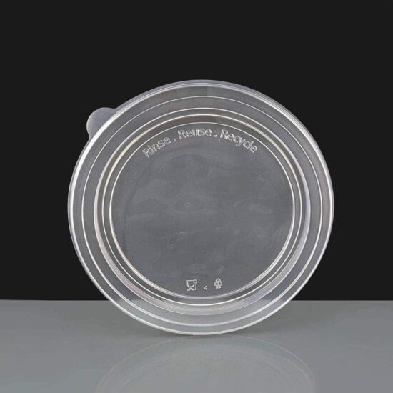 i2r Clear Round Plastic Lids for 700ml Trays