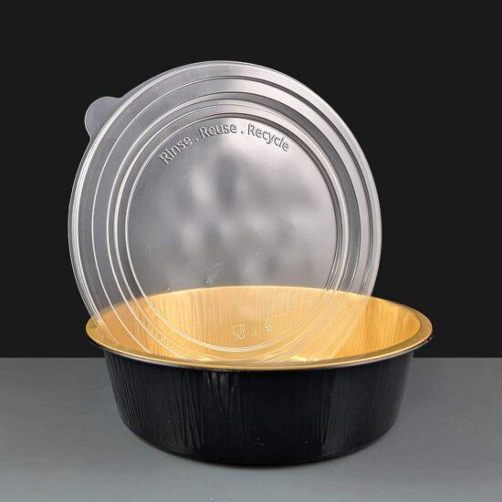i2r Clear Round Plastic Lids for 1200ml Bowls i2r Clear Round Plastic Lids for 1200ml Bowls