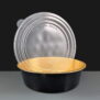 i2r Clear Round Plastic Lids for 1200ml Bowls