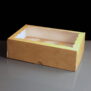 Kraft Windowed 6 Cupcake Boxes