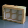 Kraft Windowed 6 Cupcake Boxes
