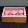 Kraft Windowed 6 Cupcake Boxes