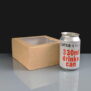 Kraft Windowed Cake Boxes - 6x6x3"