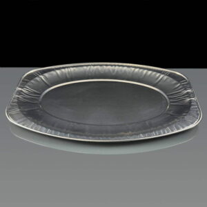 43cm Oval Plain Foil Platter