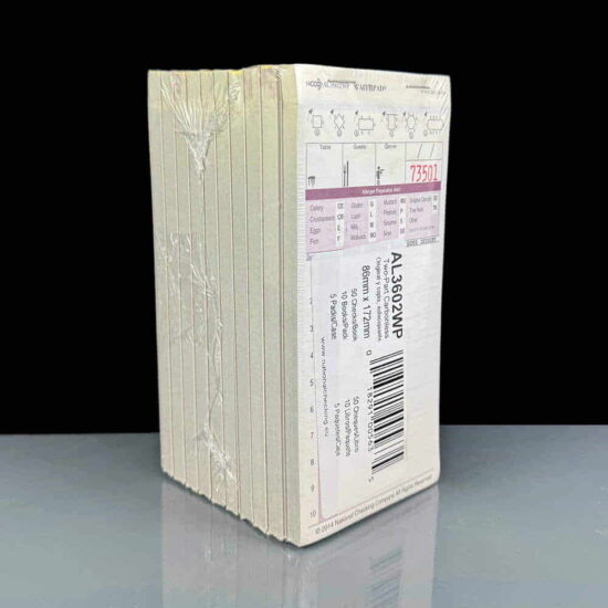 Allergen WaitRpad Food Order Pad - 2 Part White Allergen WaitRpad Food Order Pad - 2 Part White