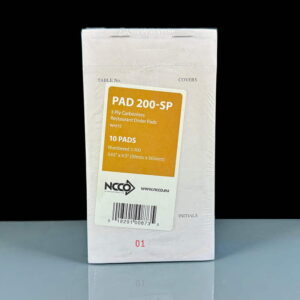 3ply Carbonless Restaurant Food Order Pad - 3.75 x 6.5" White