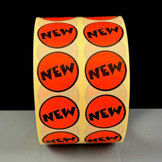 Orange NEW Flash Labels Orange NEW Flash Labels