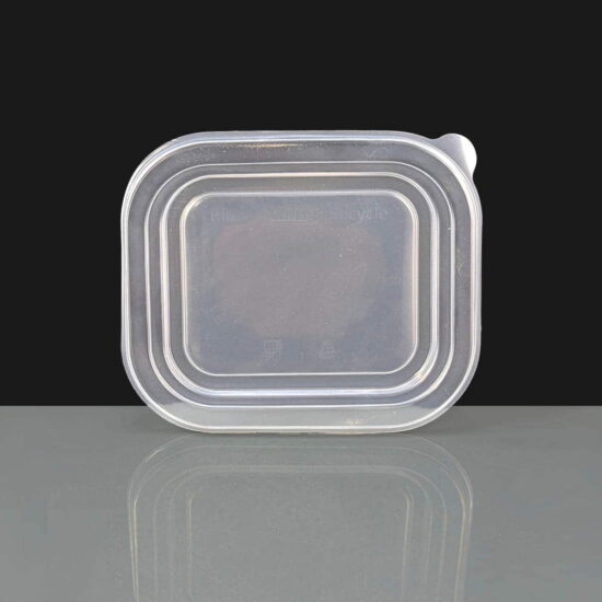 i2r Clear Rectangular Plastic Lids for 500ml Trays