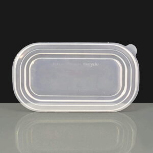 i2r Clear Rectangular Plastic Lids for 670ml Trays