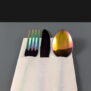 Pop In White Cutlery Pouch