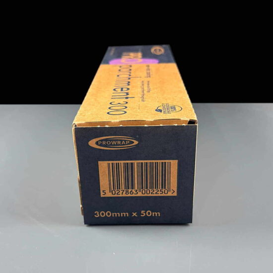 Prowrap Baking Parchment 30cm x 50m Cutterbox Prowrap Baking Parchment 30cm x 50m Cutterbox