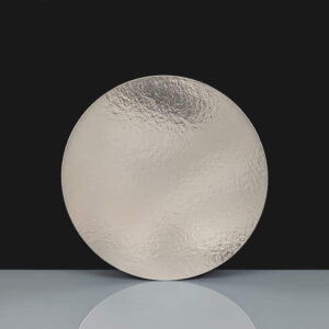 PVCE61 - 8 Round Silver Cake Card 
