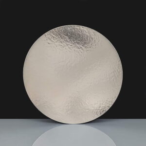 PVCE63 - 10 Round Silver Cake Card