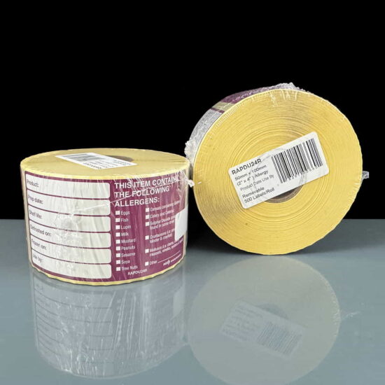 Allergy Safe Shelf Life Labels