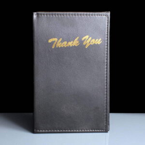 Medium Black Food Order Pad Holder