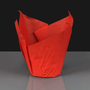E502R - 175mm Red Tulip Muffin Cases