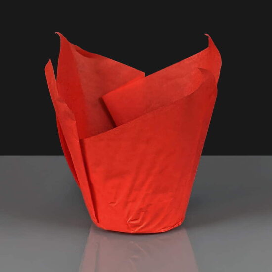 E502R - 175mm Red Tulip Muffin Cases