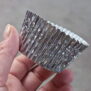E141 - Silver Cupcake or Muffin Cases 