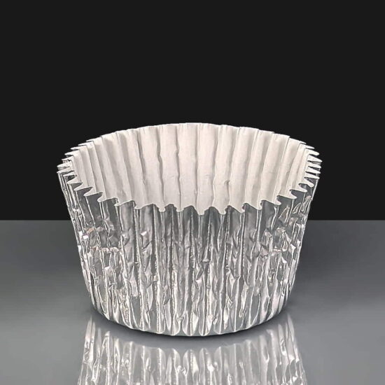 E141 - Silver Cupcake or Muffin Cases 