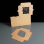 Kraft Windowed Single Cupcake Box