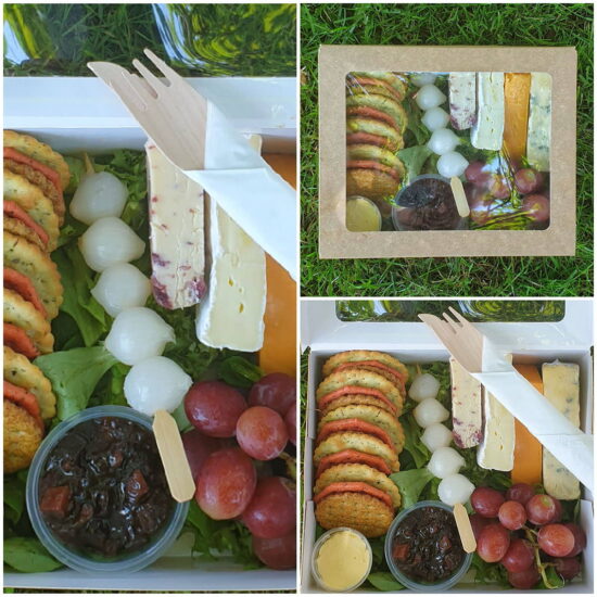 Small Kraft Traybake Windowed Box Small Kraft Traybake Box