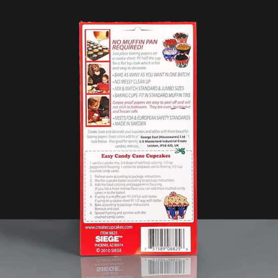 Santa & Rudolf Christmas Cupcake Cases Santa & Rudolf Christmas Cupcake Cases