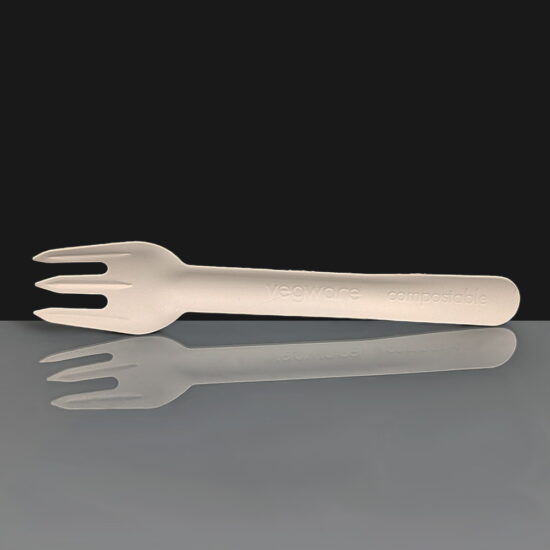 Vegware White Compostable Paper Fork Vegware White Compostable Paper Fork