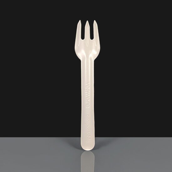 Vegware White Compostable Paper Fork Vegware White Compostable Paper Fork