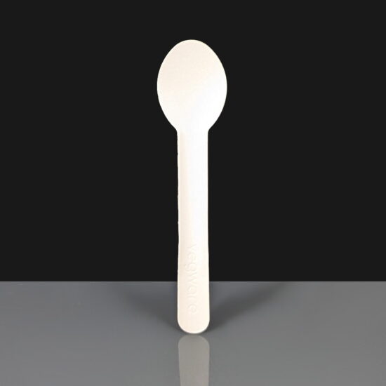 Vegware White Compostable Paper Teaspoons Vegware White Compostable Paper Teaspoons