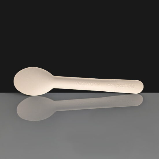 Vegware White Compostable Paper Spoon Vegware White Compostable Paper Spoon