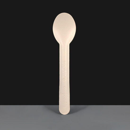 Vegware White Compostable Paper Spoon Vegware White Compostable Paper Spoon