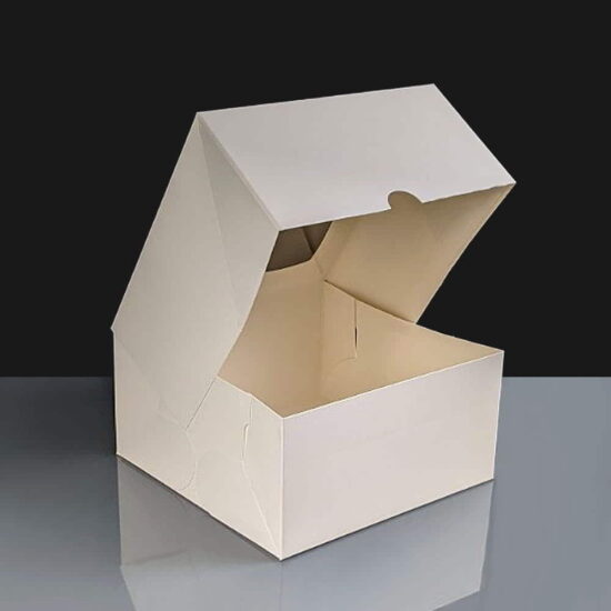 White Windowed Cake Boxes - 6x6x3" White Windowed Cake Boxes - 6x6x3"