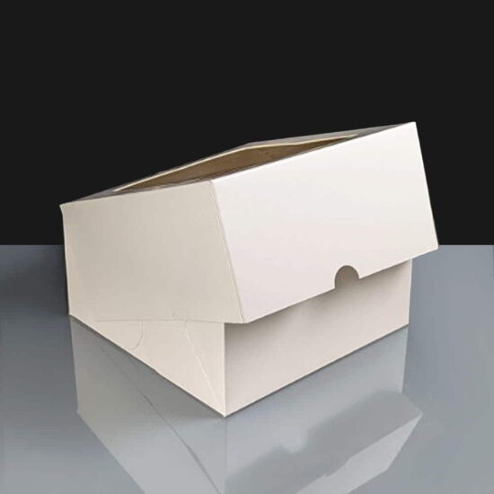 White Windowed Cake Boxes - 6x6x3" White Windowed Cake Boxes - 6x6x3"