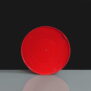 Lid for Red Plastic Half Pound Pudding Basin