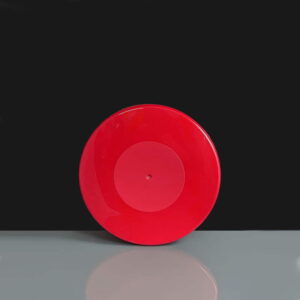 Lid for Red Plastic Half Pound Pudding Basin